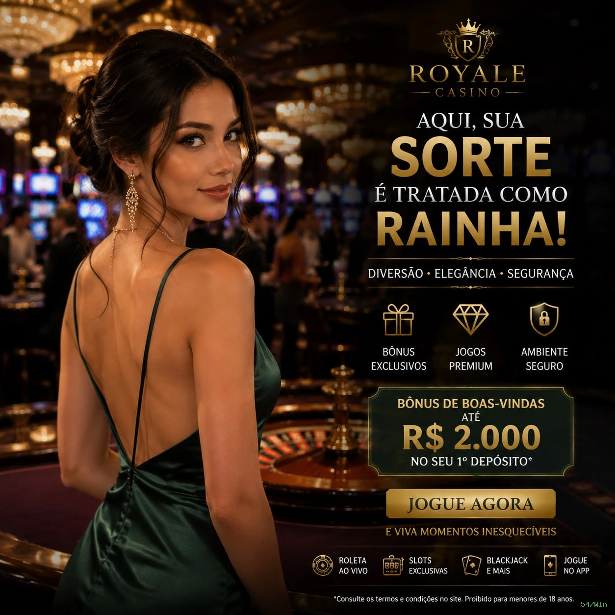 Cassino ao vivo no Brasil | 547Win: segura e premiada
